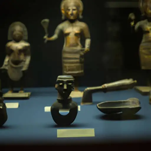 תצוגה של חפצים באחד מהמוזיאונים הנודעים של אווילה